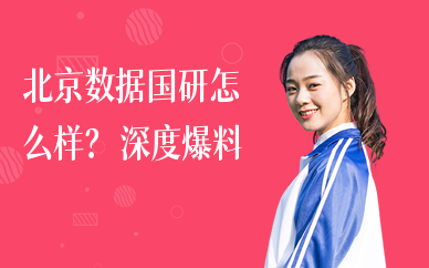 北京数据国研怎么样？学费性价比高吗？