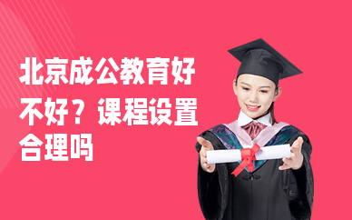 北京成公教育好不好？课程设置合理吗