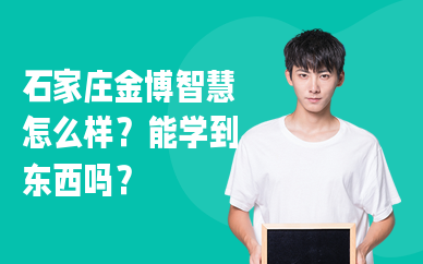 石家庄金博智慧怎么样？能学到东西吗？